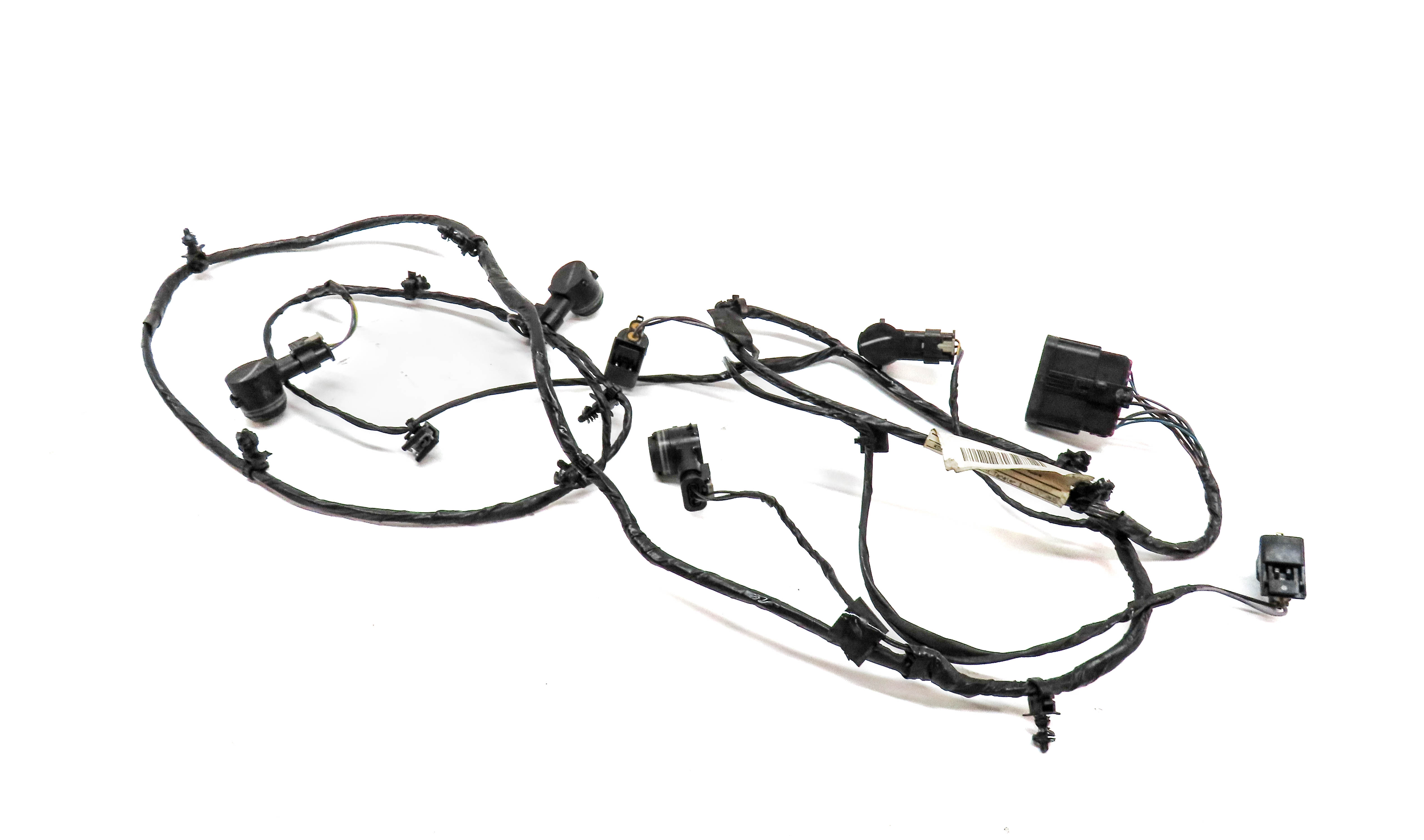 2016 DISCOVERY SPORT (L550) FRONT PARK ASSIST PDC SENSOR SET 4 (BLACK) & HARNESS — exact item pictured